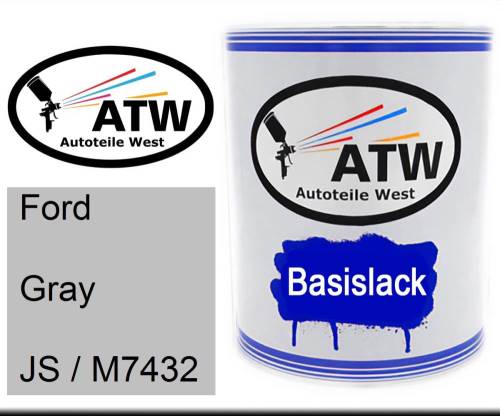 Ford, Gray, JS / M7432: 1L Lackdose, von ATW Autoteile West.